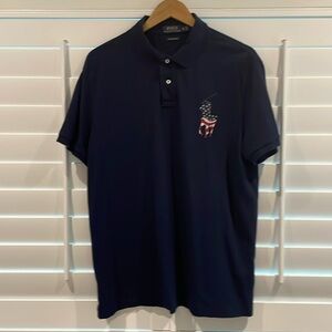 Ralph Lauren navy polo xl slim fit
